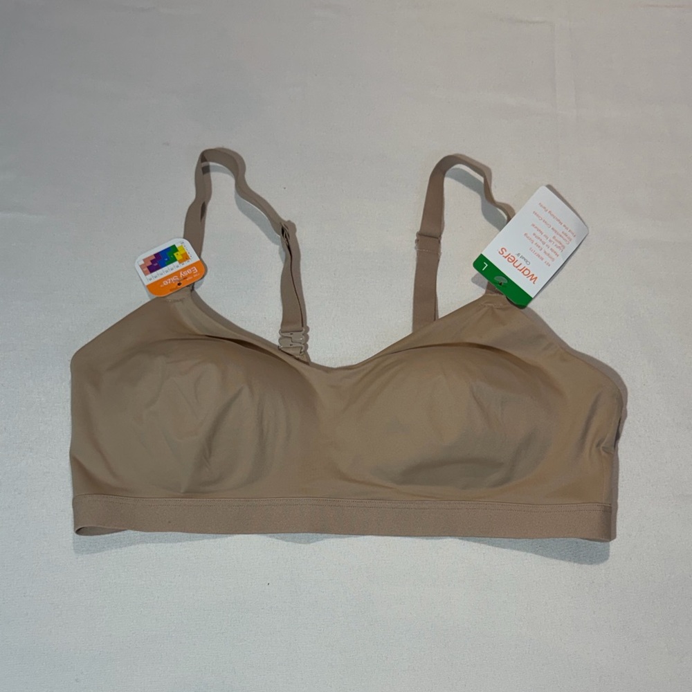 Warner's Nude/Tan Wireless Seamless Bra